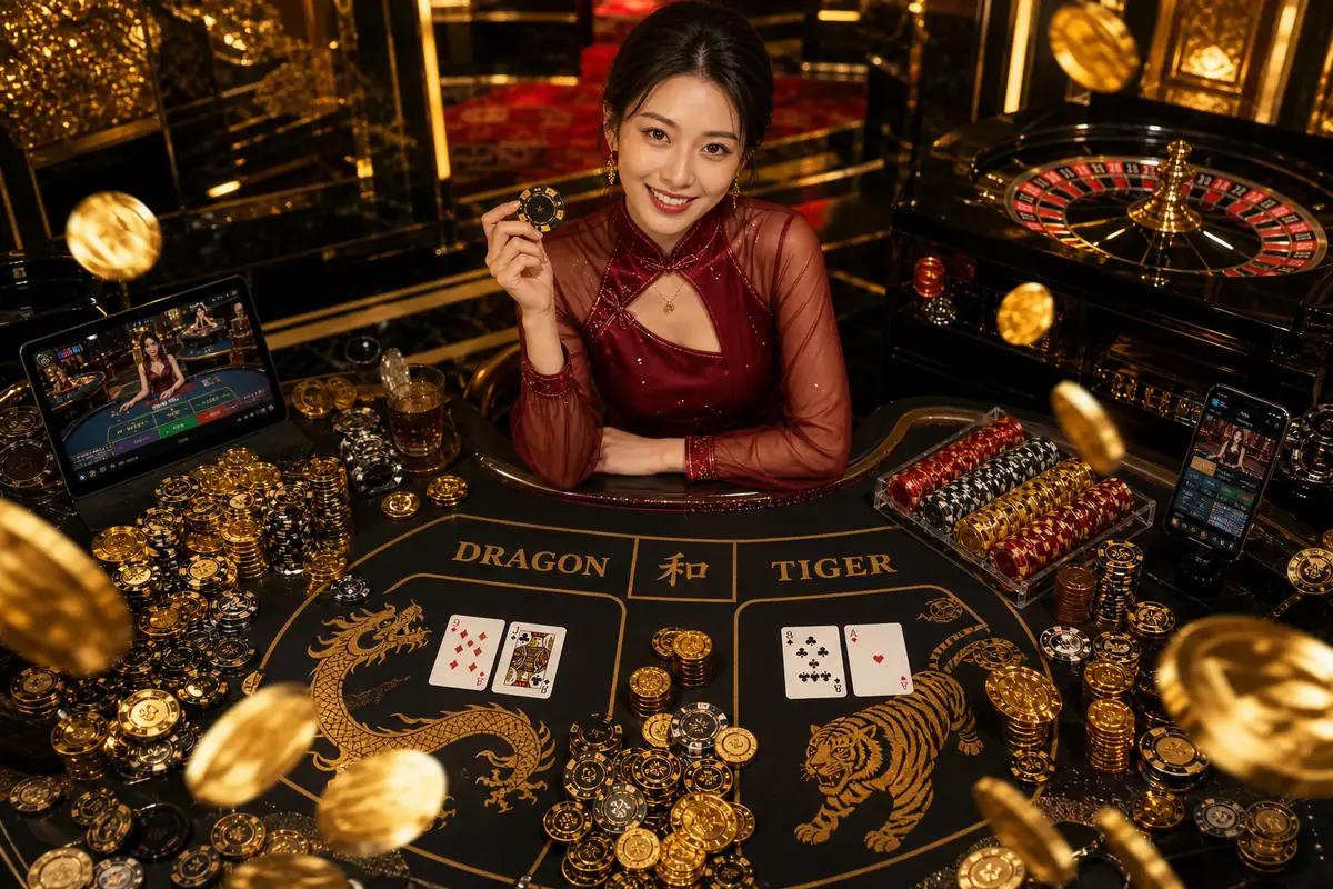 kuatspin Dragon Tiger Live Casino